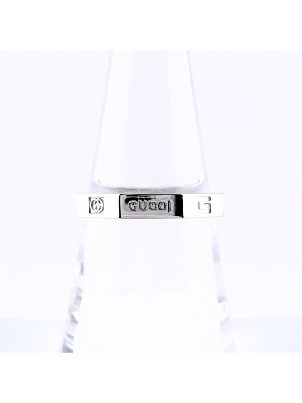 Gucci Octagon Ring White Gold
